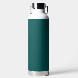 Dunkle Aquamarine Solid-Farbe Trinkflasche