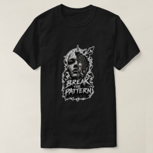 Dunkle Ästhetik Grafik-Shirt Brich das Muster T T-Shirt