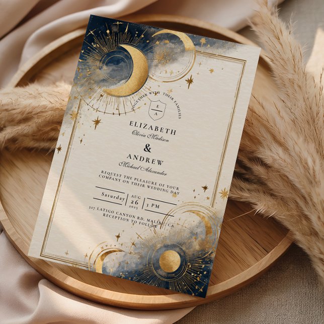 Dunkle Astrologie-Hochzeit Einladung (Von Creator hochgeladen)