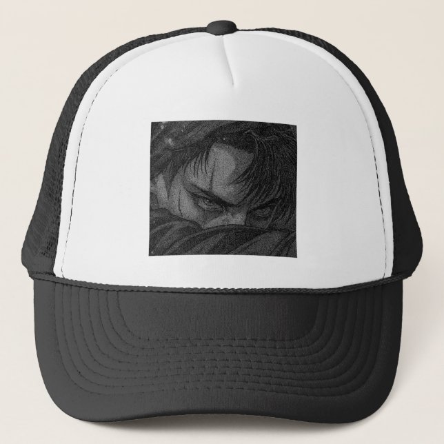 dunkle Augen Truckerkappe (Vorderseite)