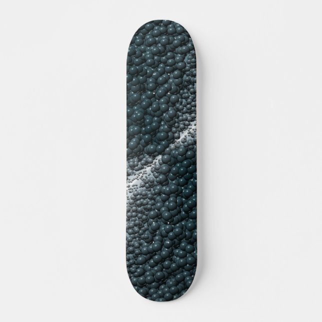 Dunkle Blasen-Camouflage Skateboard (Vorne)