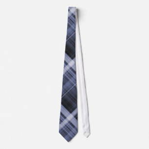 Dunkle Blues Farbe Kariertes Muster Männer-Neck-Ti Krawatte