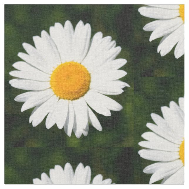 dunkle Blume auf grünem Muster Stoff (Nahaufnahme)