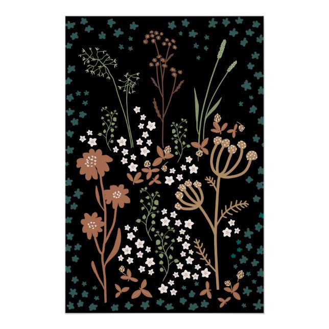 Dunkle Blume Poster (Vorderseite)