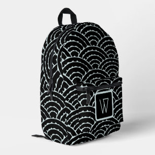 Dunkle Bögen Bedruckter Rucksack