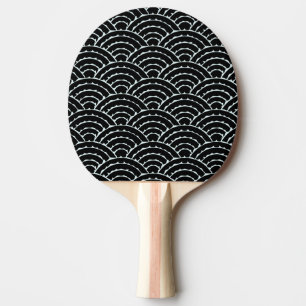Dunkle Bögen Ping Pong Paddle Tischtennis Schläger