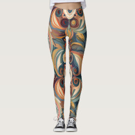 Dunkle Bohemische Traumfarbe Leggings