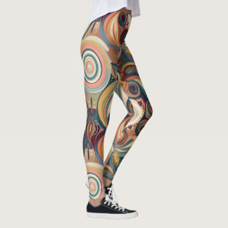 Dunkle Bohemische Traumfarbe Leggings
