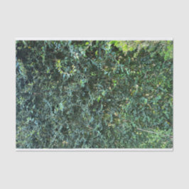 Dunkle botanische Vegetation mit Blumenhintergrund Seidenpapier