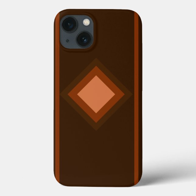 Dunkle Brauntöne  Case-Mate iPhone Hülle (Rückseite)