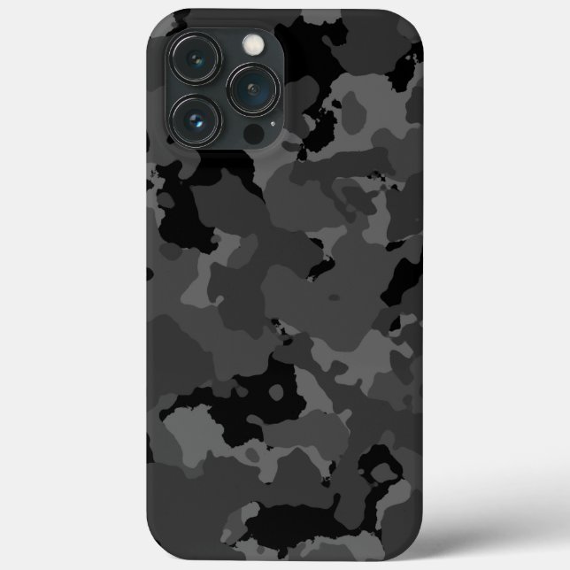 Dunkle Camouflage Muster Case-Mate iPhone Hülle (Rückseite)