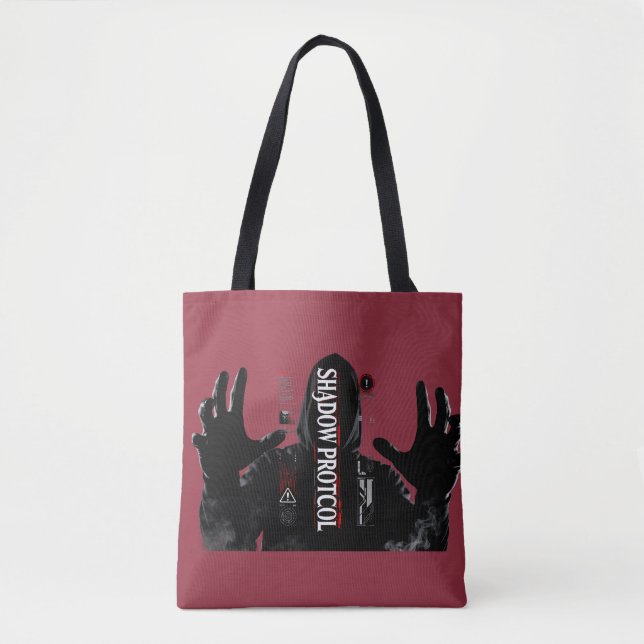 Dunkle Cyberpunk-Tasche (Vorderseite)