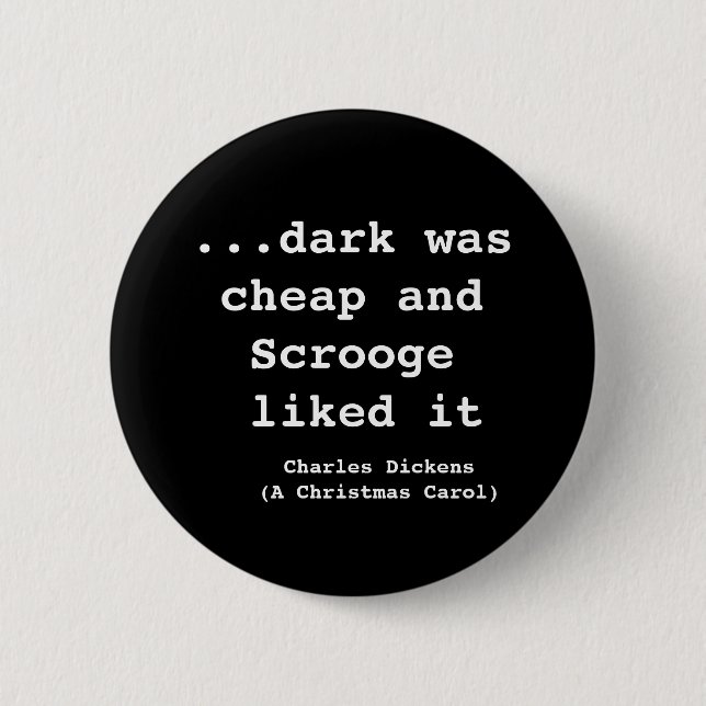 Dunkle-D Scrooge Sammlung Button (Vorderseite)