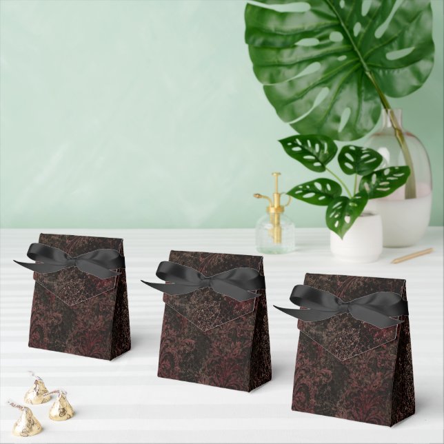Dunkle Damast-Geschenkbox Geschenkschachtel (Zahlreiche)