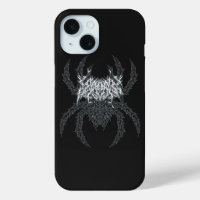 Dunkle Disziplin Spinne Athletisch Gothic Emblem