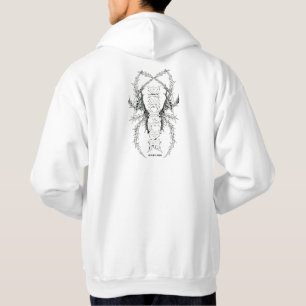Dunkle Disziplin Spinne Athletisches Gothic Emblem Hoodie