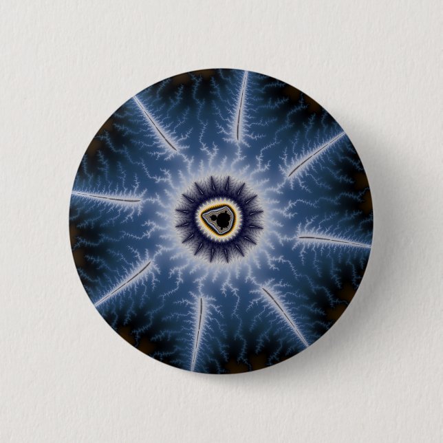 Dunkle Dornen Button (Vorderseite)