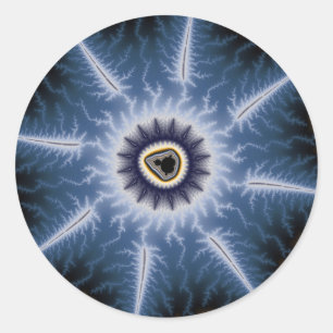 Dunkle Dornen Runder Aufkleber