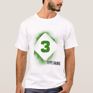 Dunkle Eden-Schablone - 3 T-Shirt