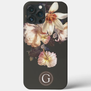 Dunkle Elegance Personalisiertes Monogramm Case-Mate iPhone Hülle