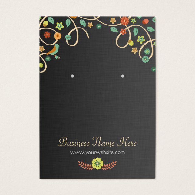 Dunkle, elegante, wirbelfarbene, blühende Ohrwurfk (Vorderseite)