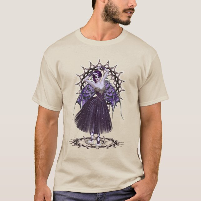 Dunkle Fairy, Fantasie Design.. T-Shirt (Vorderseite)