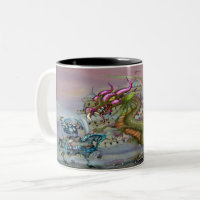 Dunkle Fantasie Art Two-Tone-Kaffee-Tasse