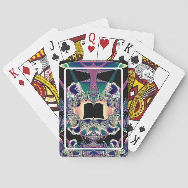 Dunkle Fantasie Spielkarten (Rückseite)
