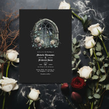 Dunkle Fantasy Castle Gothic Wedding QR Code