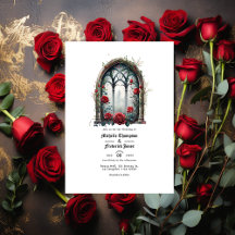 Dunkle Fantasy Castle Gothic Wedding QR Code
