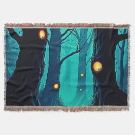Dunkle Fantasy Forest Mystery Decke