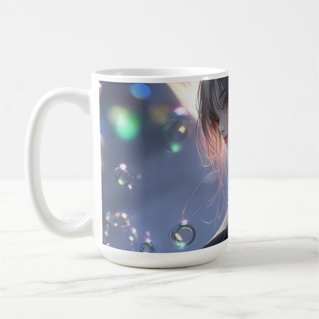 Dunkle Fantasy-Girl / Ästhetik Kaffeetasse (Links)