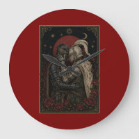 Dunkle Fantasy-Ritter-Liebhaber-Schlafzimmer-Wandd