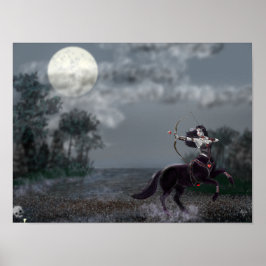 Dunkle Fantasy-Ritter-Wandkunstposter Poster