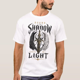 Dunkle Fantasy-Schatten-und-Licht-Grafik T-Shirt