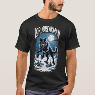Dunkle Fantasy-Wolf-Kunst für Fans T-Shirt