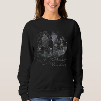 Dunkle Farbe Lesen Sweatshirt