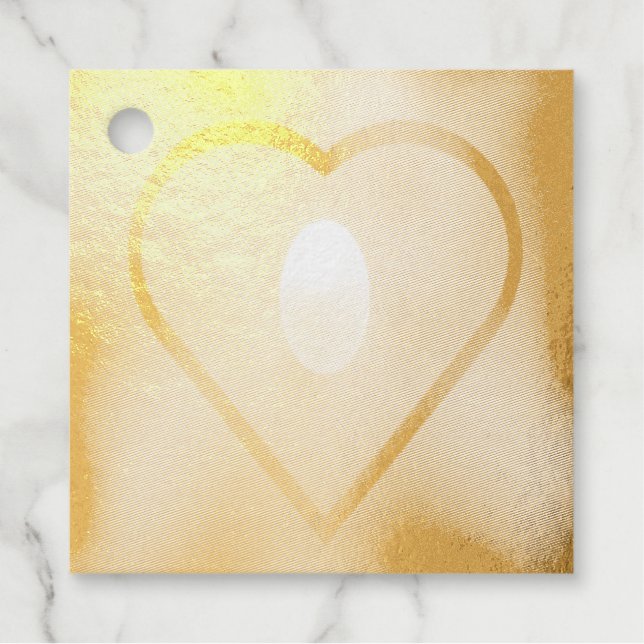 Dunkle Farben leuchten, weißer Sticker Geschenkanhänger (Vorderseite)