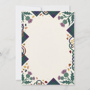 Dunkle Florale Einladung mit eigenem Text