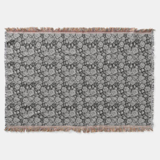 Dunkle Florale Schwarze Graue Rosen Ästhetik Decke