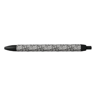 Dunkle Florale Schwarze Graue Rosen Ästhetik Kugelschreiber
