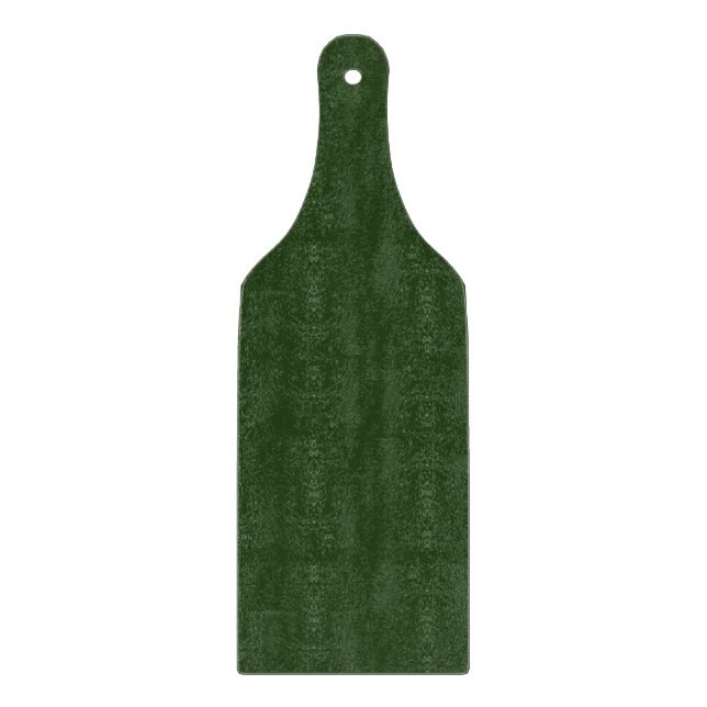Dunkle Forest Green Glass Cutting Board Paddel Schneidebrett (Vorderseite)