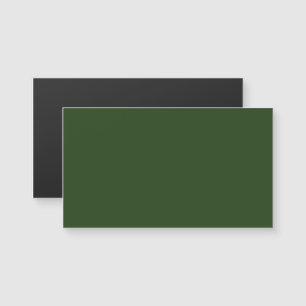 Dunkle Forest Green Magnetic Business Card Magnetkarte