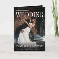 Dunkle Foto Magazine QR-Code in einer Hochzeit