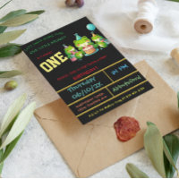 Dunkle Froggy Geburtstagsfeier - 1 Jahr!