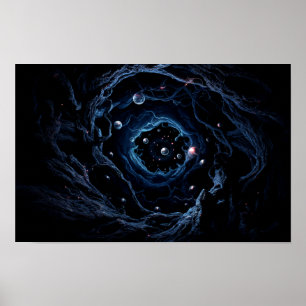 Dunkle Galaxie Außenposter Wand an Wand Kunst