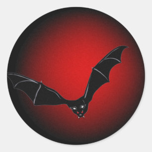 Dunkle Gedanken Runder Aufkleber