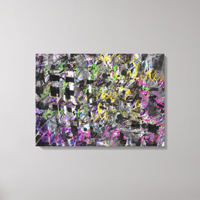 Dunkle Gefühle Leinwanddruck (Vorderseite)