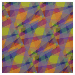 Dunkle Geometrie - Gewebe aus Baumwollgewebe Stoff