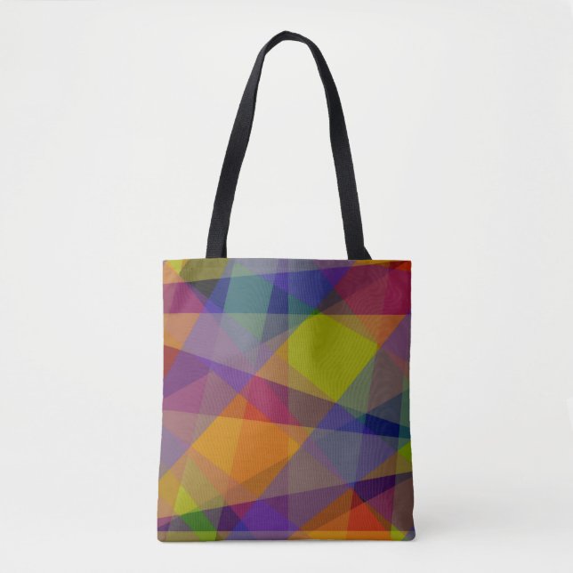 Dunkle Geometrie - Tote (Vorderseite)